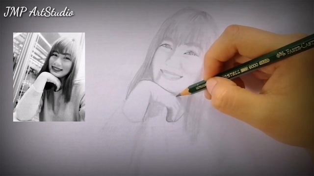 How to draw a girl |Drawing my bestfriend | a beautiful girl | Ms. Rhaña смотреть онлайн