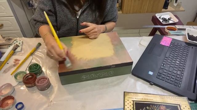 JÁ BRINCOU COM AS PATINAS? Então Assista Como Fiz A Tampa Desse Porta Jóias! Só Brincando !