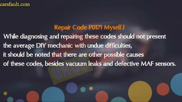 P0171 FORD Fuel Injection System Too Lean Bank 1 смотреть онлайн