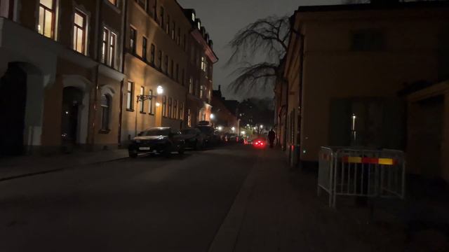 Stockholm Walks: Mamsell Josabeth’s Stairs To Fjällgatan. Södermalm Night Walk In Historic Area.