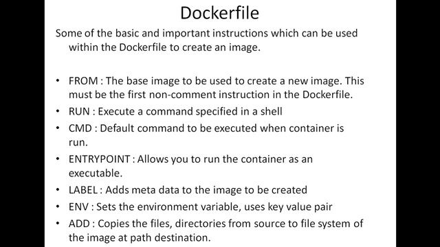 Docker Introduction (Part-7) : What is Dockerfile|Basic Instructions of Dockerfile|Create Dockerfil смотреть онлайн