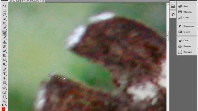 Инструмент Заплатка для восстановления в Фотошоп. Уроки Фотошоп - Adobe Photoshop смотреть онлайн