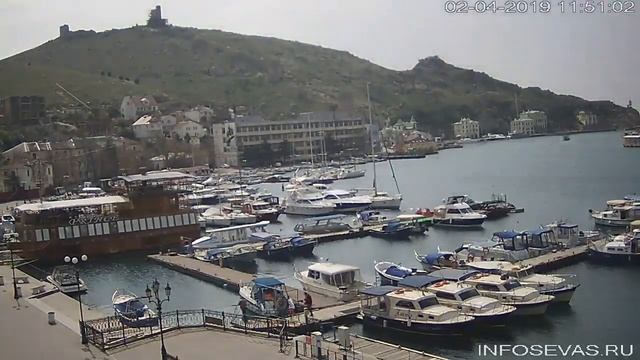 Балаклава, набережная Назукина.02 апреля 2019 года смотреть онлайн