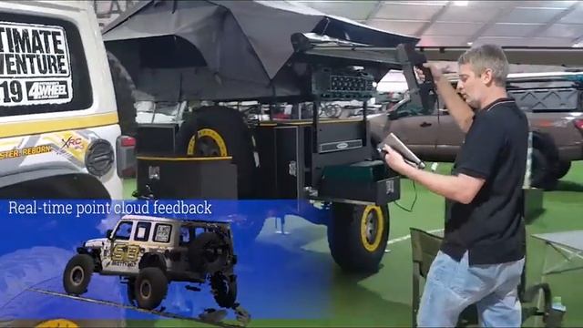 3D Scanning a Jeep at SEMA 2019 with the F6 Smart by Mantis Vision смотреть онлайн