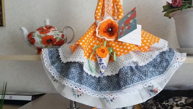 Новая кукла Тильда. Агнетта. И снова и радостях рукоделия и немного о фиалках смотреть онлайн