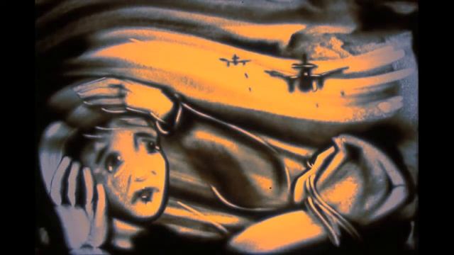 Горел Воронеж. 70-летию Победы. Песочная анимация Елены Жемиря. смотреть онлайн