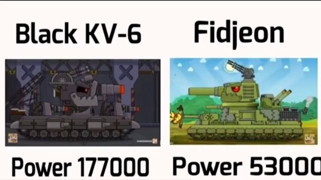"Black KV-6 VS All Soviet Cartoon Tank Homeanimation power level comparison 2023" смотреть онлайн