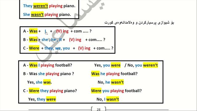 Sunrise 8 / Unit three / lesson 3 / Past Continuous / رابردووی بهردهوام смотреть онлайн