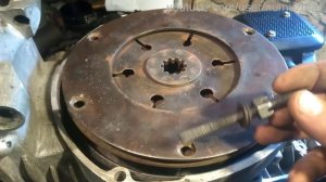 Дизель Днепр переходная плита, сборка сцепления часть #2