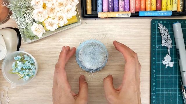 Как я делаю декор для свадебной коробочки / Скрапбукинг/ flowers scrap / Закулисье (11.2)/ фоамиран смотреть онлайн