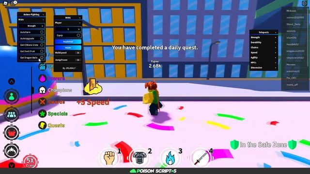 ROBLOX Anime Fighting Simulator SCRIPT MUITO OP!! (Funcionando 2021) смотреть онлайн