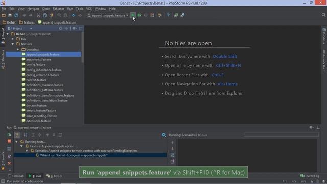 Using Behat in PhpStorm 8 смотреть онлайн