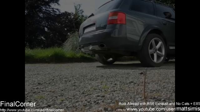 Epic Audi Allroad 4.2 acceleration. Brutal exhaust sound! смотреть онлайн