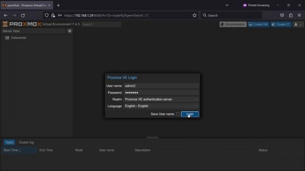 How to create users and set permissions in Proxmox