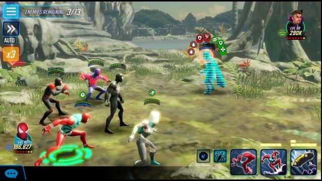 Node 7 Diff 8 Nova Scourge Marvel Strike Force смотреть онлайн