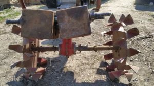 Пашем мотоблоком МБ-1. Продолжаем модернизацию, плуг, утяжелители, грунтозацепы, удлинители колёс.