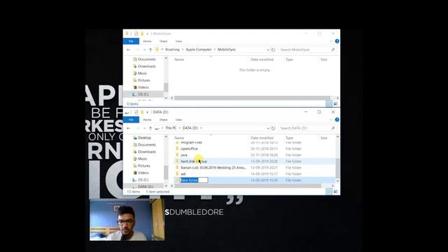 How to change itunes backup destination on pc? *windows 10* смотреть онлайн