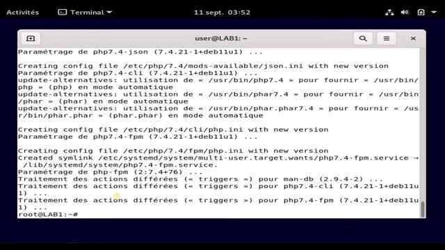 Installation et configuration de LEMP Debian 11 смотреть онлайн