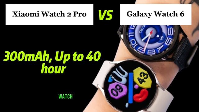 Xiaomi Watch 2 Pro vs Samsung Galaxy Watch 6 - Quick Comparison смотреть онлайн