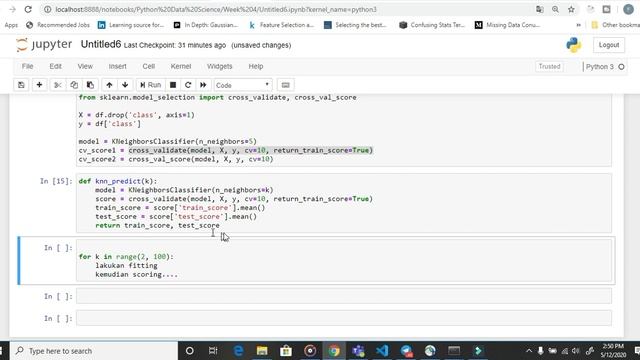 Data Science [Machine Learning Python] : Model Selection - Hyperparameter Tuning Secara Manual смотреть онлайн