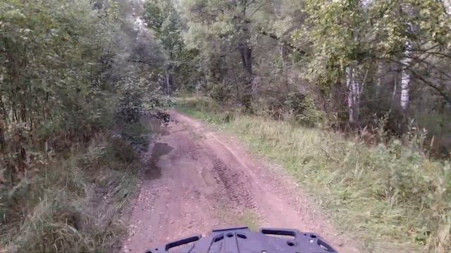 На квадроцикле к деревенской дамбе (Часть 3) смотреть онлайн