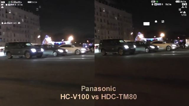 Panasonic HDC-TM80 vs HC-V100 смотреть онлайн