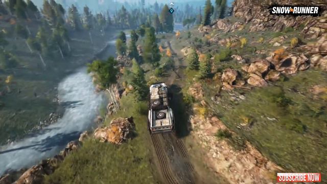 Exploring The Endless River Map In Snowrunner Phase 7 Update смотреть онлайн