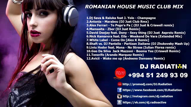 ♫ Romanian House Club Mix (2014) ♫ - ★ Dj Radiation ★
