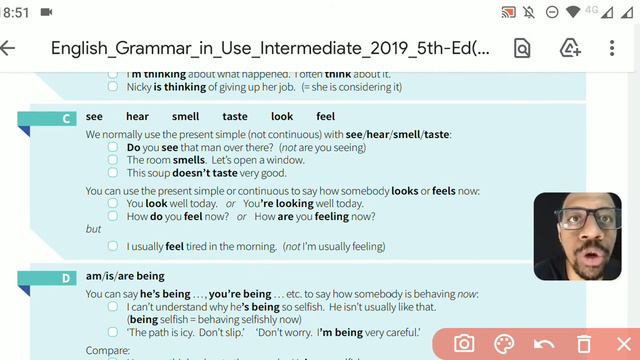 Unidade 4 / Parte B e C: Present Continuous and Present Simple 2 - Grammar in use смотреть онлайн