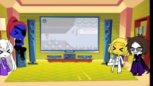 Реакция персонажей undertale на песню санса и папайруса