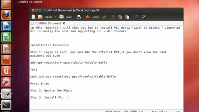 How To Install VLC Media Player on Ubuntu / LinuxMint Via PPA смотреть онлайн