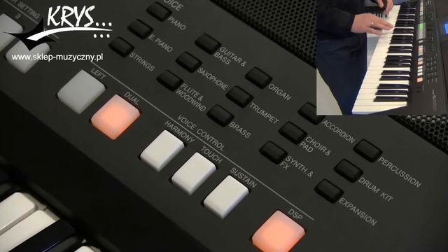Yamaha PSR-S650 Prezentacja Krys