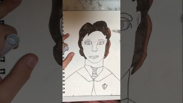 Drawing my Dream Harry Potter Character with the Copic Sketch Blender Marker! смотреть онлайн