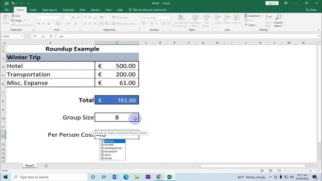 MS Excel ROUNDUP | AIMS смотреть онлайн