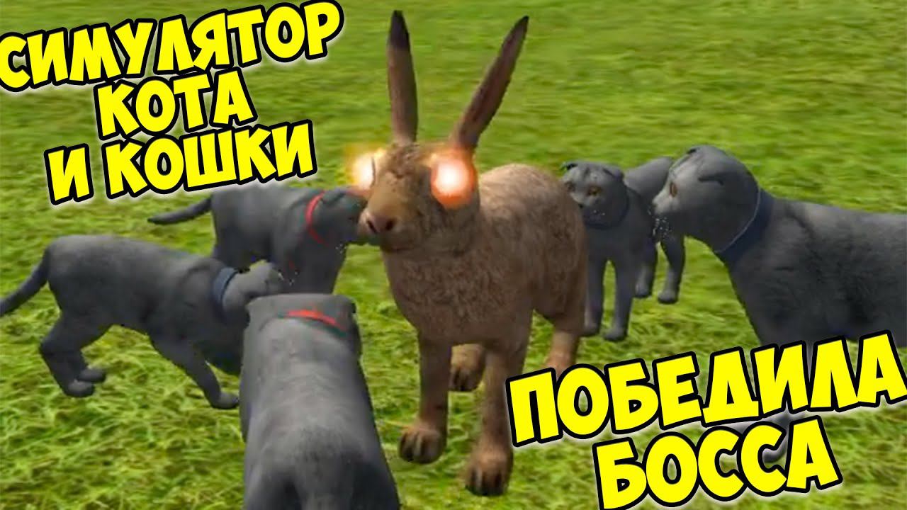 Симулятор КОТА и КОШКИПОБЕДА БОССАКотики Cat Sim (кат сим)