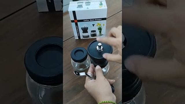 Molinillo De Café Manual Con 2 Frascos De Vidrio смотреть онлайн