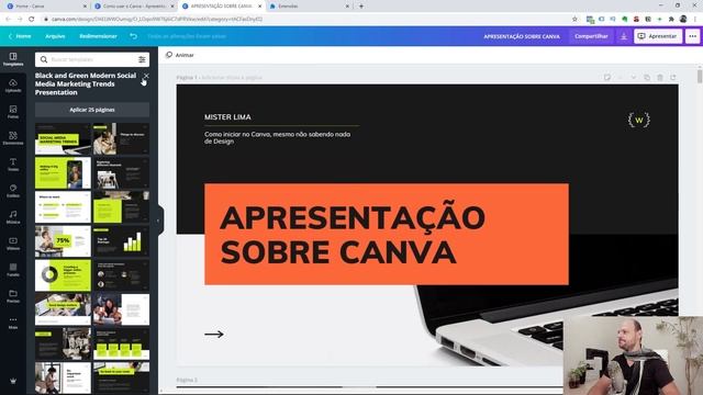 Como usar o Canva e aprender criar Designs Incríveis | App para iniciantes смотреть онлайн