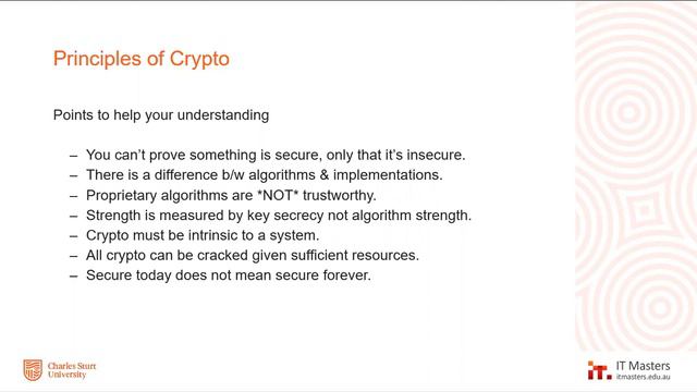 Free Short Course: Cryptography - Module 1 смотреть онлайн