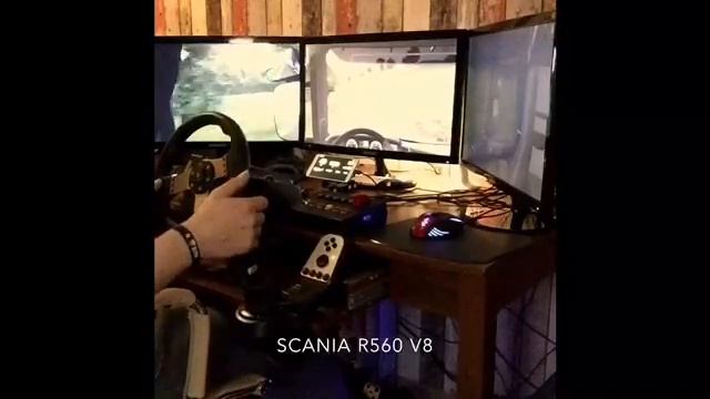 [ETS2] My Simulator Setup with G27 and SKRS + Button Box смотреть онлайн