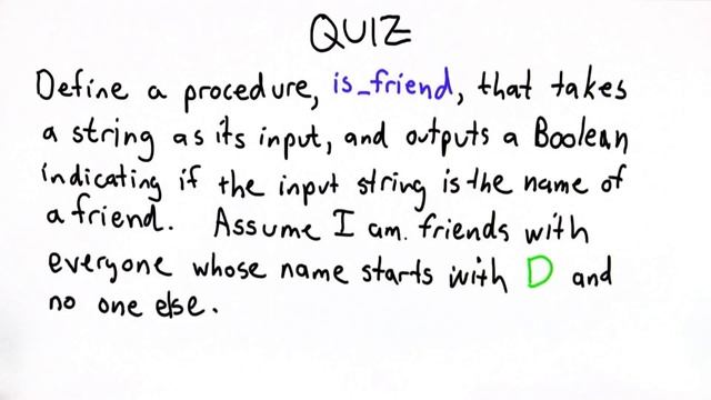 Is Friend - Intro to Computer Science смотреть онлайн