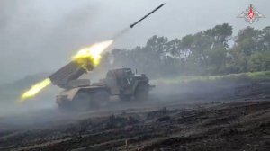 Боевая работа расчета РСЗО «Торнадо-Г»