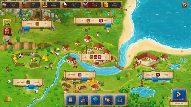 Прохождение игры Marble Age: Remastered(Спарта) |#1 Начало завоеваний! смотреть онлайн