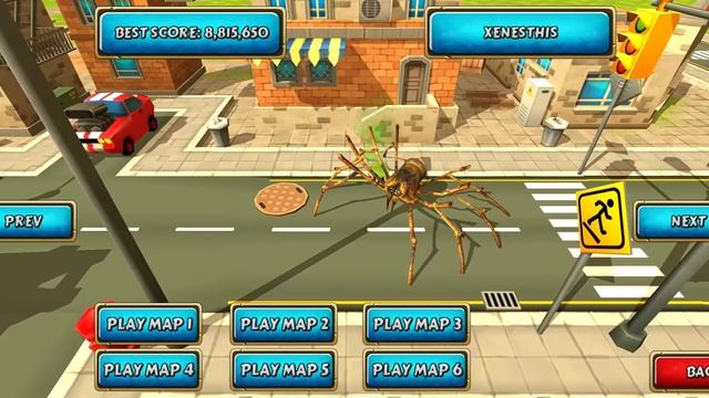 Spider Simulator: Amazing City #10 - Android/iOS Gameplay смотреть онлайн
