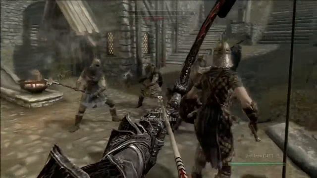Skyrim: Battle for Whiterun Quest with 810 Damage Bow смотреть онлайн