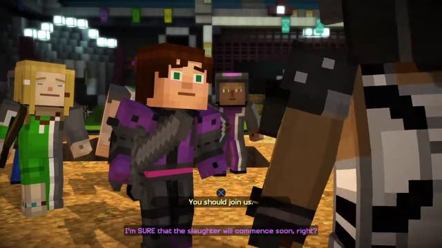 Minecraft: Story Mode gameplay 5: teamwork makes the dreamwork смотреть онлайн