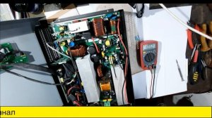 Ремонт гибридного солнечного инвертора 5кВт.