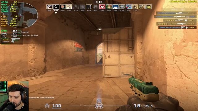 Counter Strike 2 on the RTX 4060 8GB смотреть онлайн