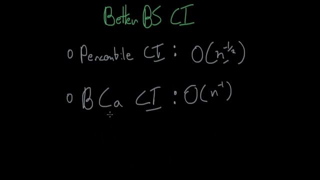 Better Bootstrap Confidence Intervals - Statistical Inference смотреть онлайн