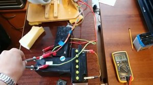 Подзарядка аккумулятора 12В 7,2Ач до 17,02В