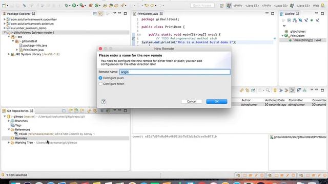 How to configure Git & GitHub in Eclipse смотреть онлайн